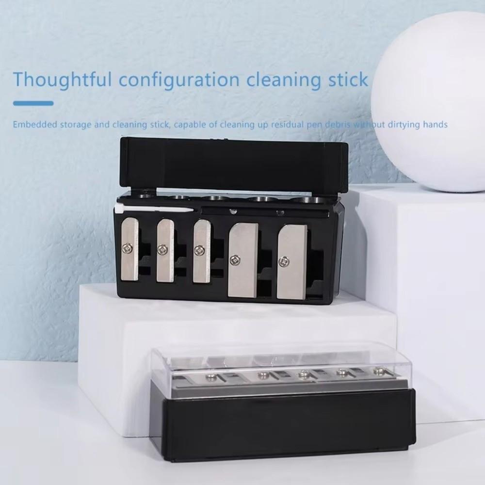 Plastic Pencil Sharpener 5 Holes Eyeliner Lipliner Sharpener Daily Makeup Use