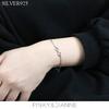 [Pinky & Dianne] Special Edition Infinity Zirconia Silver 950 Bracelet for Women - Simple Design