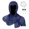 Lightweight Wrap Scarf Translucent Gauze Shawl Draping
