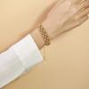Chic Women Multi-layer Chain Bracelets, PVD Gold Color Stainless Steel Links Wristband Jewelry, Trendy Length Adjustable