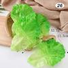 4 Pcs Simulated Hotpot Ingredient Model Mini Fake Vegetable Realistic Beef Roll Restaurant Store Barbecue Shop Display Decor