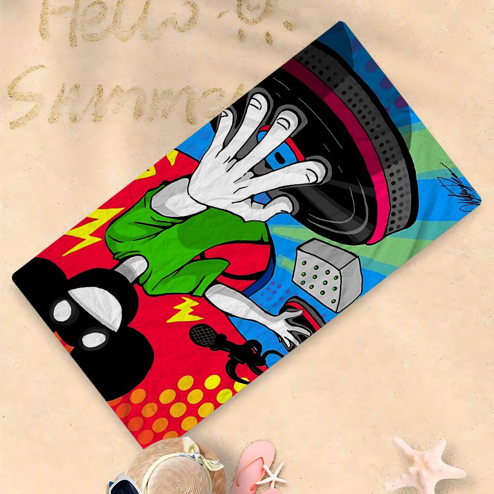 D-Deadmau5 DJ Big Microfiber Beach Towels Quick Dry Towel Sand Beach Towels Pool Towel For Travel Swim Pool Yoga