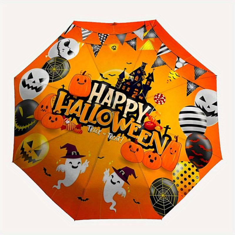 

1pc Halloween Automatic Open/Close Umbrella, Ideal Fan Gift for Birthday, Christmas, Trendy Fashion yy250828074