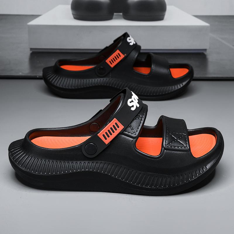 Fashion Casual Sports Sandals Men's Light Slippers Summer New Non-slip Men Outdoor Fashion Summer Beach Slippers Large Size 46