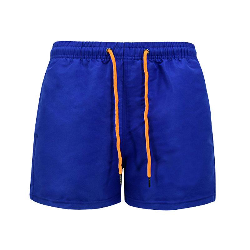 Summer Men's Casual Sports Shorts Solid Color Lace Up Mid Waist Beach Pants Men's Plus Size Shorts Men’s
