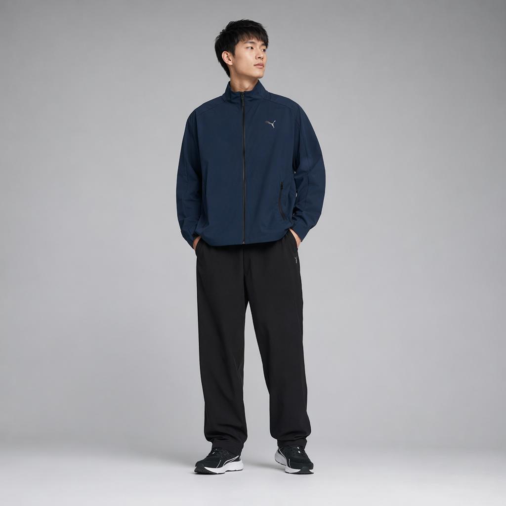 Puma Logo Zip Collar Long Sleeve Jacket Men jackets 94094502