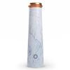 Tower Copper Water Bottle with Printed Marble Design Pure Tamba Leakproof Suitable Birthday Gift for Men & Women by Ebstore, 750 Ml (Pack of 1)