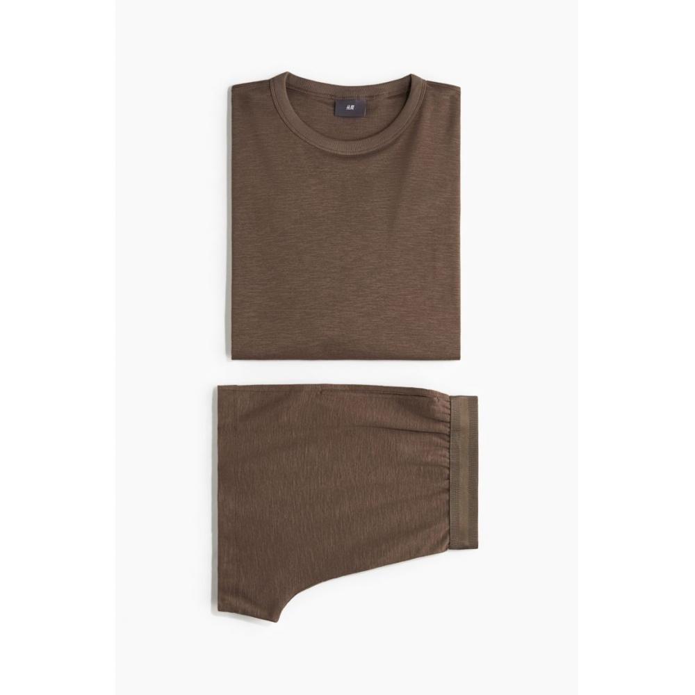 H M pyjaMa T sHirT   sHorTs Brown