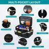 Car Detailing Bag Large Waterproof Cleaning Tool Storage Bag with Multiple Pocket & Adjustable Shoulder Strap Electric Tool Bag