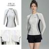 Womens Full Coverage Rash Guard Set Long Sleeve Top Pants UV Protection Quick Dry Snorkeling Swimwear