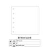 A6 6-Hole Notebook Refill: Blank, Grid, Lined Pages for Student Diaries