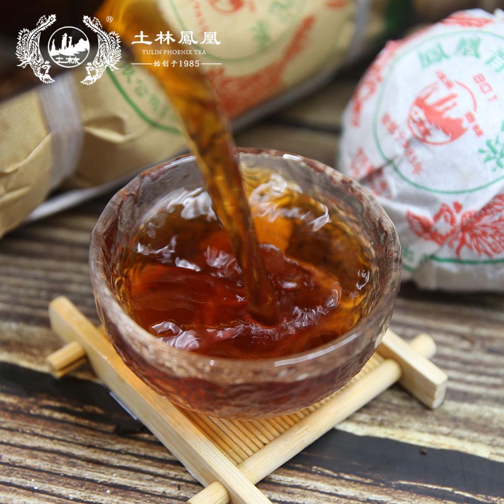 TuLin Phoenix 2010 Yunnan Puer Ceai Phoenix Puerh Ripe Tuo Cha 801 Tuocha 100g