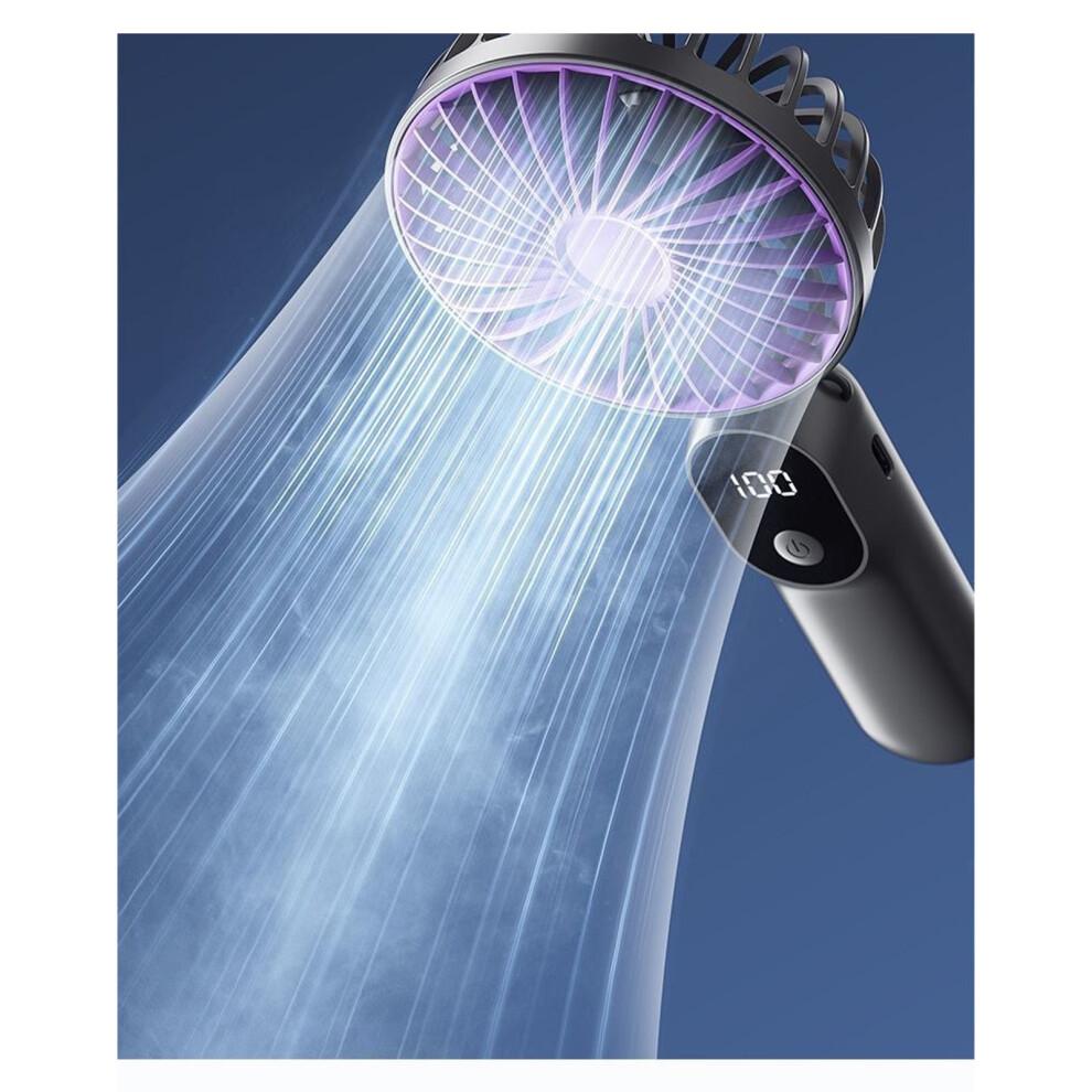 Portable Handheld Fan Portable 6 Speed-Apricot White Mint
