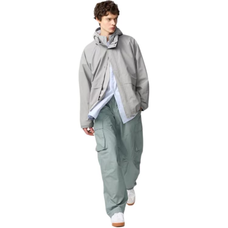 Uniqlo Clare Waight Keller Collaboration Series Casual Loose Multi-Pocket Pants Comfortable Versatile Zipper Work Pants Unisex Bottoms 476193-53