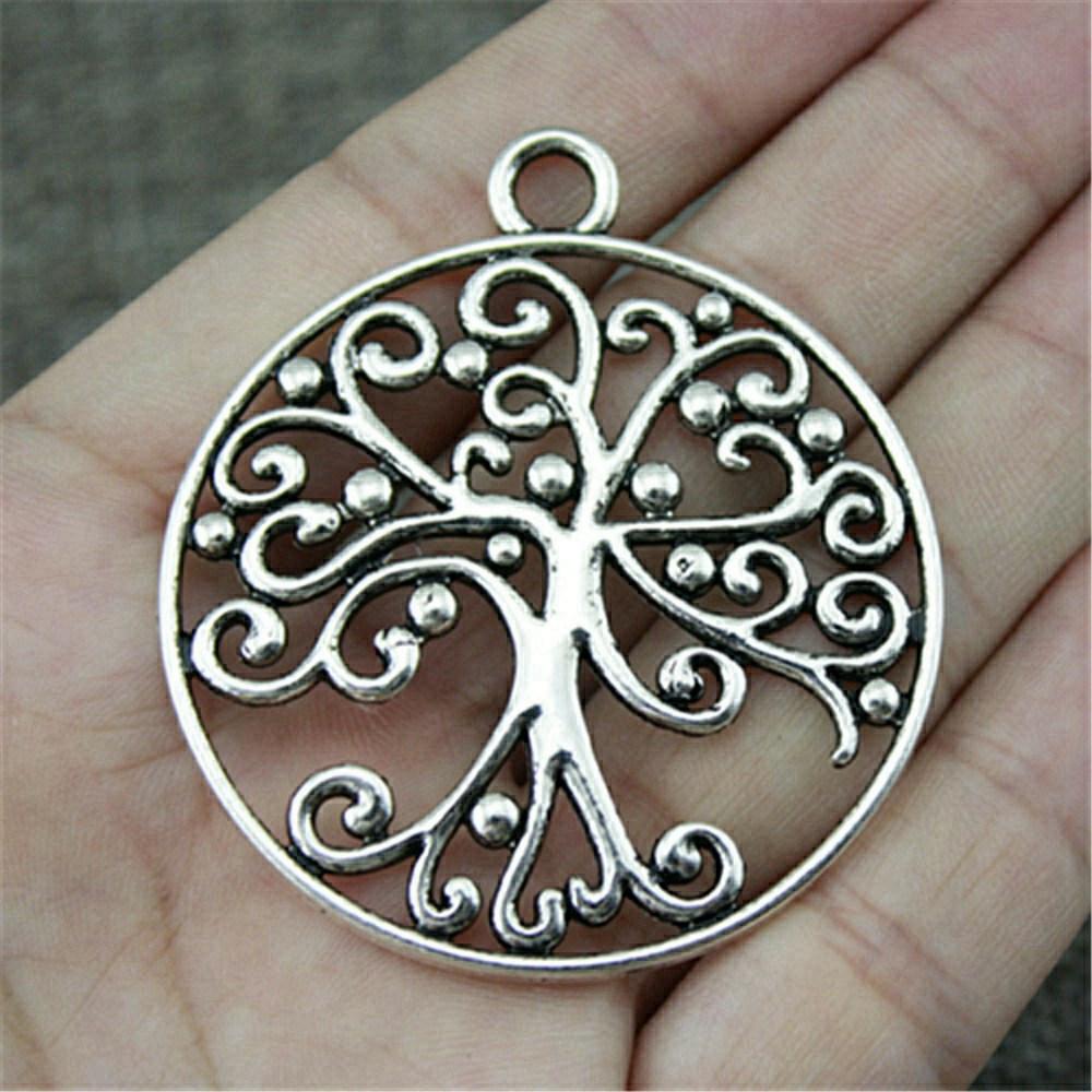 Charms Big Tree Of Life Pendants Wedding Jewelry Findings QC017