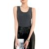 Women's U-Neck Cashmere Knit Vest: Autumn & Winter Solid Color Wool Base Layer Camisole