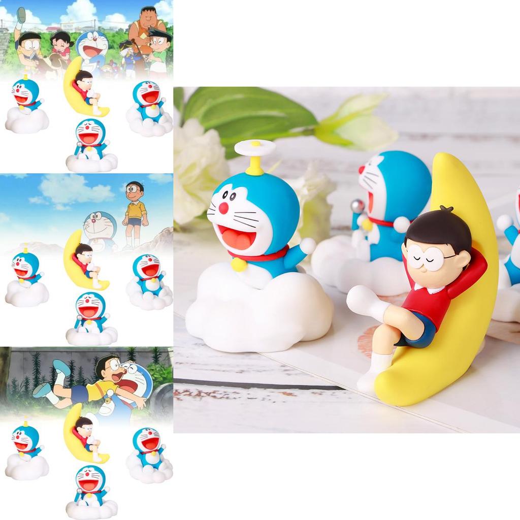 Adorable Pvc Doraemon Night Sky Series Blind Box Figure For Collectors And Fans