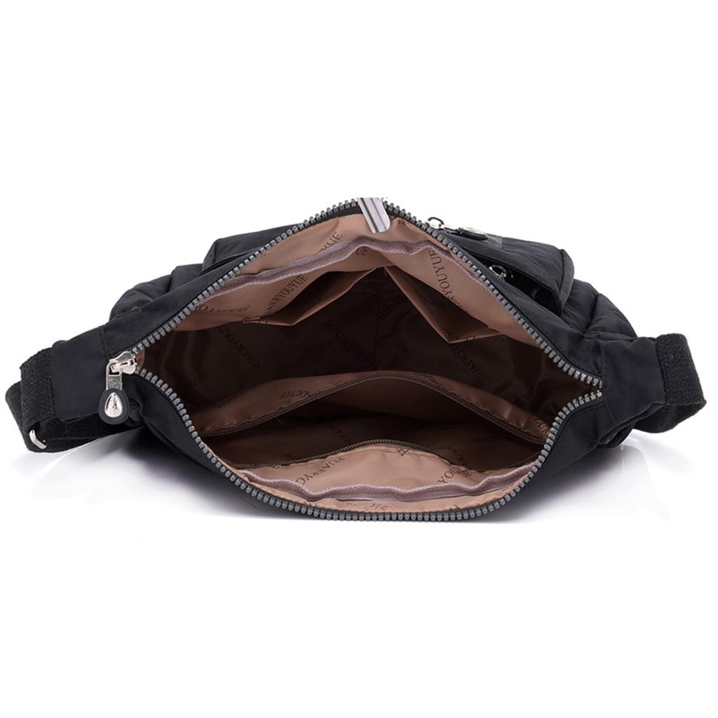 Women Nylon Shoulder Bag Waterproof Elegant Daily Shopping Shoulder Bag