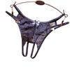 Tanga Desgarrable de Encaje con Abertura en la Entrepierna Transparente - Lencería Sexy Coqueta T-back
