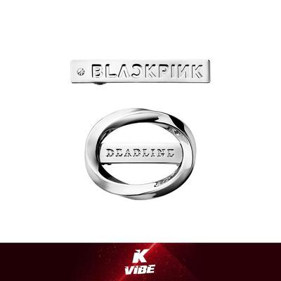 Official BLACKPINK [DEADLINE] HAIR PIN SET - Premium Metal Accessory (2-Piece Set)