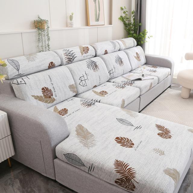 1 /2 /3 /4 Seat Couch Cushion Protective Slipcovers Sofa Furniture Seat Cushion Cover Sets Anti -Slip Furniture Protector Replacement Individual