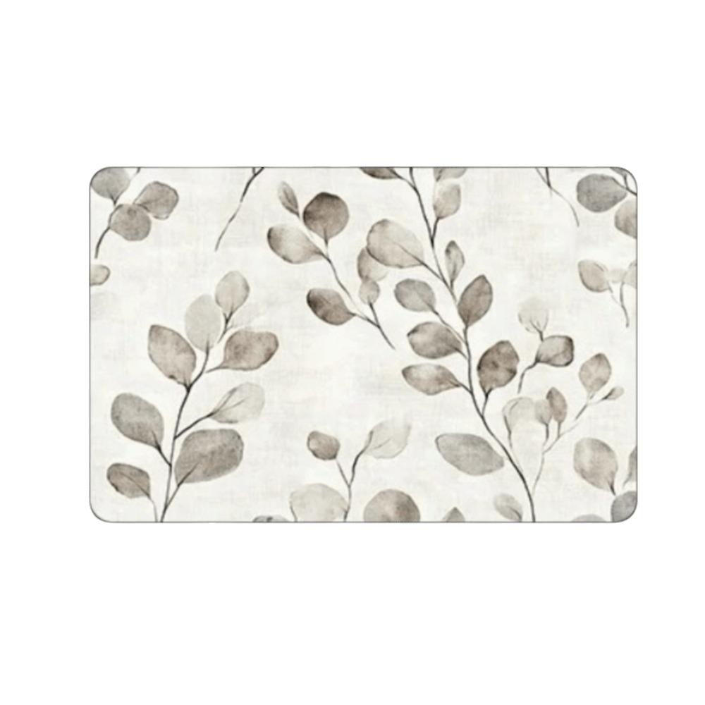 Quick-Dry Dish Drying Mat Diatom Mud Coffee Machine Mat Lemon Printed Placemat Camping