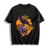 Dark Style Raven Skull Print Trendy Cool Casual Short Sleeve T-Shirt Pure Cotton T-shirt