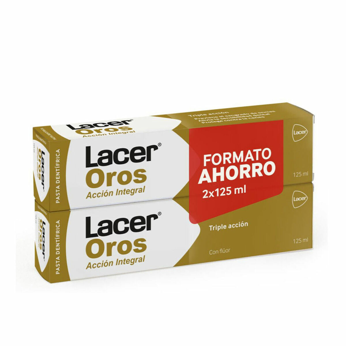 

Lacer Oro Triple Action Toothpaste 2 x 125 ml (2 rooms)
