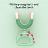 Children's Teeth Oral Care Cleaning Brush Baby Toothbrush 360 Degree U-shaped Soft Silicone Teethers Baby Toothbrush
