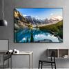 Canvas Poster Modern Art Lake Light Mountain Color Mountain Water Painting Beautiful Scenery Living Room Home Decoration Wall Art Home Decoration