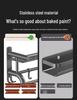 Gray Thick No-Drill Wall-Mounted Bathroom Towel Rack