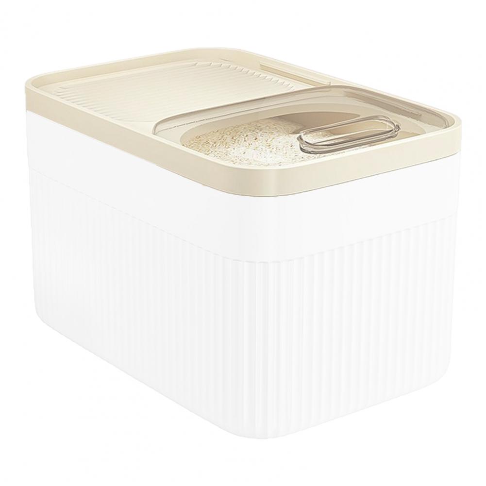 

Locking Design Pet Food Container Sealed Pet Food Storage Bin Capacity Rice Bucket with Measuring Cup Transparent Cover for Long чистий