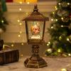 Decorate Christmas decorations, wind lights, luminous house ornaments, creative night lights, electronic candle lights, Christma