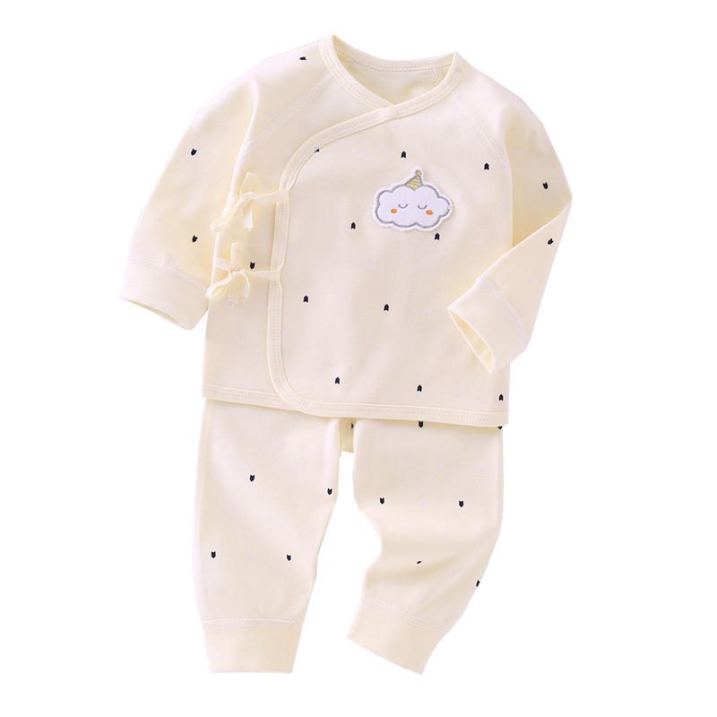 Baby Toddler Cotton Sleeper Suit With Open Front For Newborn Comfort