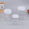 Hexagon Clear Plastic Storage Jars With Airtight Lids – Food-Safe Containers For Kitchen Snacks Candies  Organizing