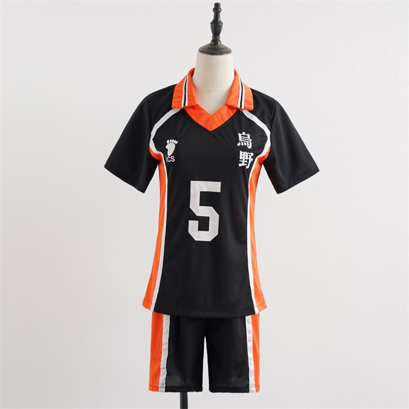 Cos Gift Haikyu Costume Anime Karasuno High School Volleyball Club Hinata Shyouyou Sportswear Jerseys Thin Uniform Suit