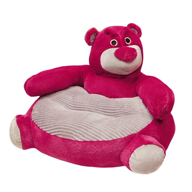 

Трансформируемая подушка-спинка дивана в виде медведя и подушка для поясничной поддержки, утолщенная подушка сиденья стула, поддержка талии татами. Large