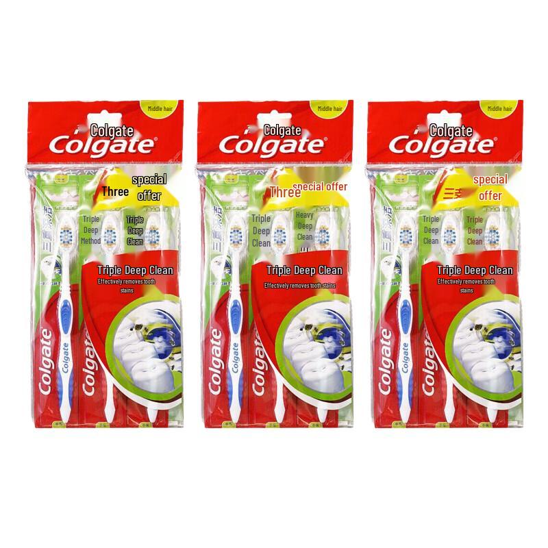 

Colgate 3-Effect Oral Care Toothbrush (9-Pack)