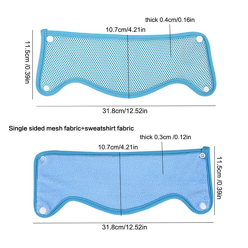 Helmets Sweat Pads Washable Hard Hat Liner Quickly Absorbs Sweat Terry Cloth Snap-On Sweatband Liner With Good Sweat Absorb