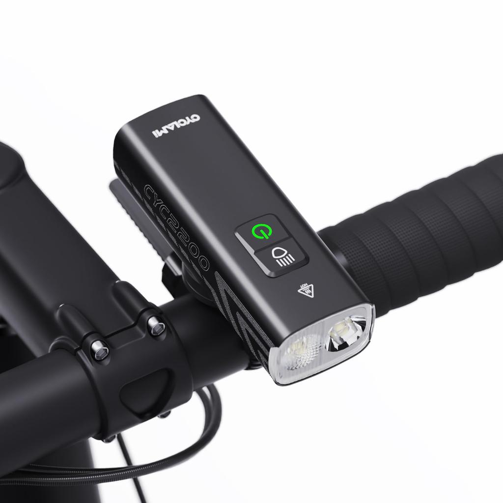 Rechargeable 4500mAh Bike 5 1000 Lumens High IPX6 Outdoor Bike Road Bike Bike Light Doubles As a Ideal for City and Emergency Great Gift for Power