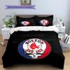 Boston Red Sox2 Pattern Bedding Quilt Set  Home Decoration  Gift (1 * duvet cover + 2 * pillowcase  without core)