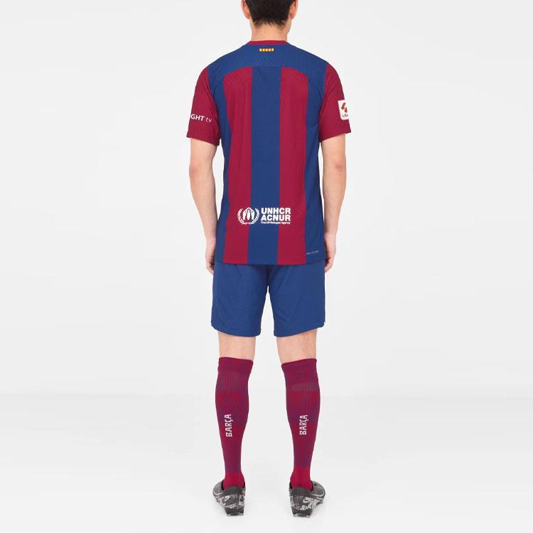 Nike Camiseta de Fútbol Rayada Edición Jugador Local Barcelona 23/24 Hombre Tops Azul DX2615-456