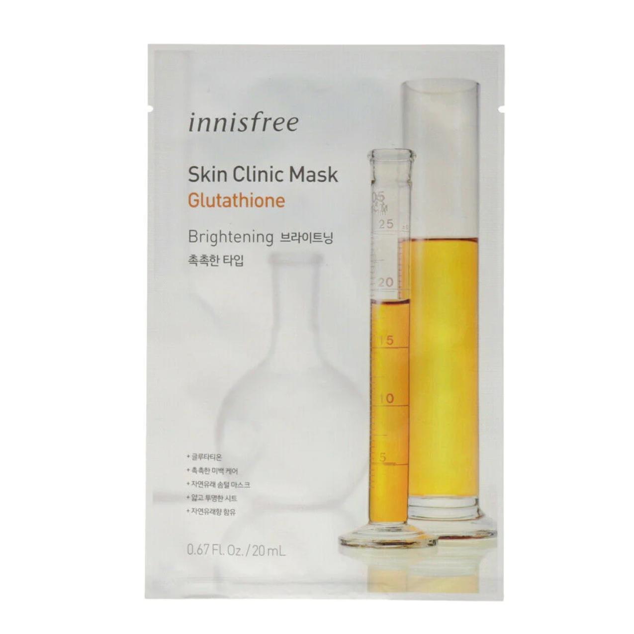 

Innisfree Skin Clinic Маска 20 мл x 5 шт. (Глутатион)