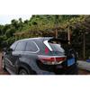 Car Accessories Fit for Toyota Highlander ABS 2014 2015 2016 2017 2018 2019 Side Rear Window Spoiler Wing Cover Trims (Chrome Silver) 2PCS