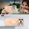 Bright Color Original Magnetic Suction Is Suitable for Apple 17Pro Max Mobile Phone Case IPhone16 15Pro Metal Lens Holder Case.