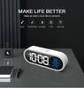 Modern Minimalist Led Digital Alarm Clock With Lighted Mirror For Home Office Desk Decor