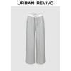 UR Women's Casual Color-Block Drawstring Wide-Leg Pants