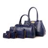 Women's   New European and American Fashion Crocodile Pattern Five-piece Set Mother and Child  Crossbody Shoulder Handbag