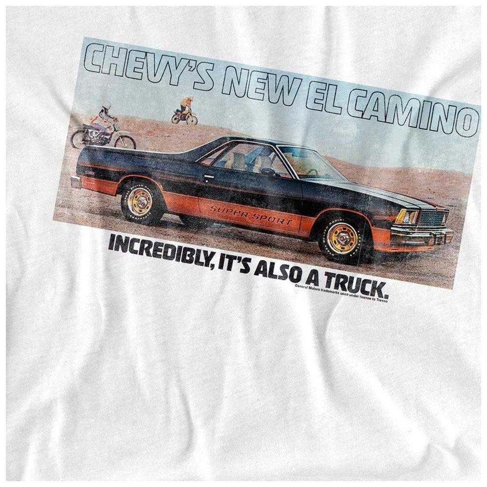Chevrolet Unisex Adult El Camino Long-Sleeved T-Shirt