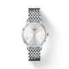 Edelstahl Weißes Zifferblatt Herren Modeuhr T143.210.11.011.01